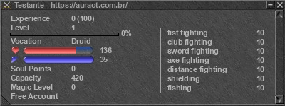 Signature for player Testante