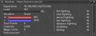 Signature for player Vendras